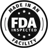 Made in an FDA inspected facility